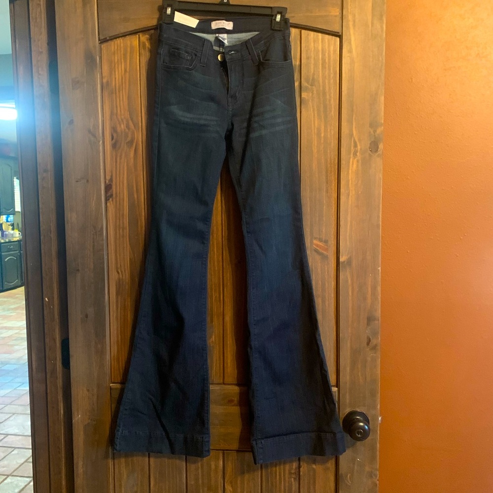 Judy Blue Dark wash Flare denim stretch trouser
